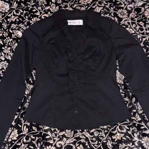 Hollister Women's Fitted Button-Down Blouse